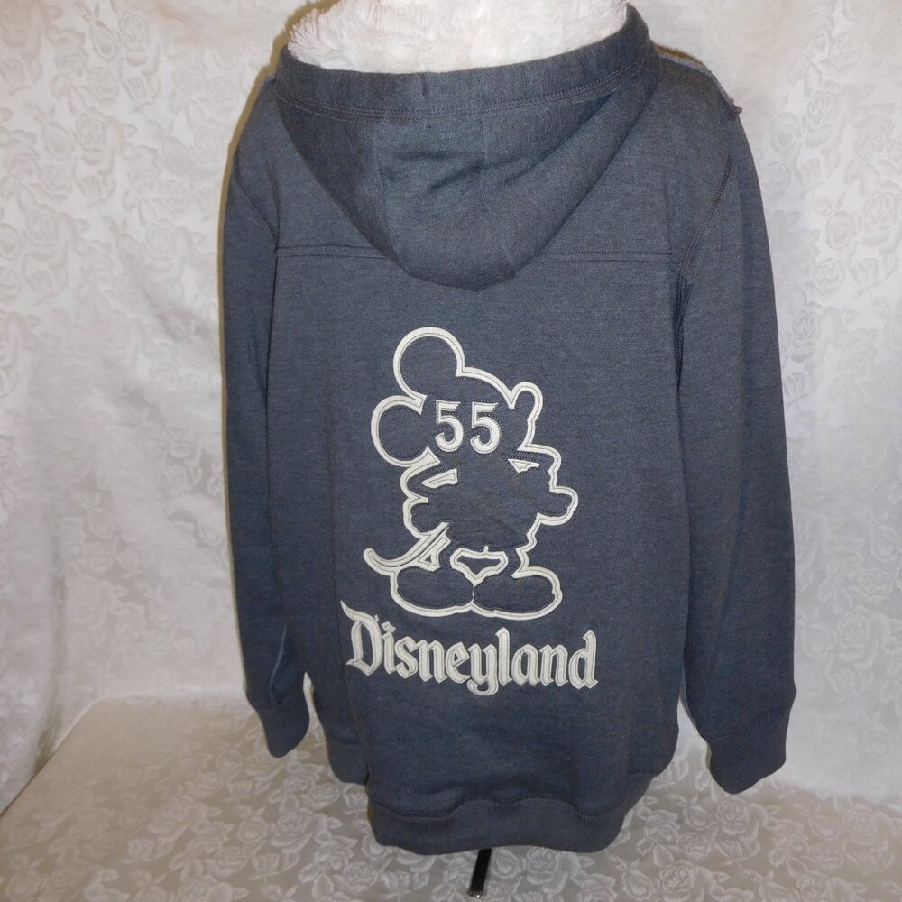 1X Authentic Disneyland Mickey Mouse zippered hoodie